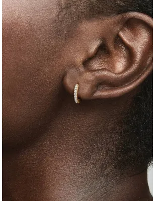 Orecchini Dorati Cerchi Piccoli Pavè Donna Pandora