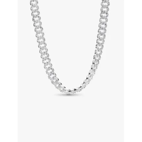 Collana Catena Maglia Cubana Pavè Donna Pandora - category_name - XDMG De Marchi Gianotti