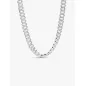 Collana Catena Maglia Cubana Pavè Donna Pandora Collana Catena Maglia Cubana Pavè Donna Pandora