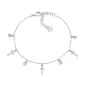 Bracciale Multicharm Croci e Zirconi Bianchi Donna Amen Bracciale Multicharm Croci e Zirconi Bianchi Donna Amen