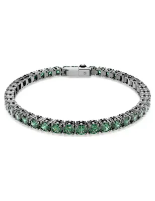 Bracciale Tennis Matrix, Vere, Placcato Rutenio Donna Swarovski - category_name - XDMG De Marchi Gianotti