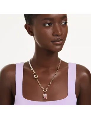 Charm Idyllia Orsetto Rosa Placcato color Oro Donna Swarovski - category_name - XDMG De Marchi Gianotti