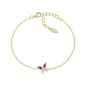 Bracciale Petali Rosso Ciliegia Dorato Donna Amen Bracciale Petali Rosso Ciliegia Dorato Donna Amen