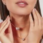 COLLANA CUORE BOMBATO GRANDE DONNA AMEN COLLANA CUORE BOMBATO GRANDE DONNA AMEN
