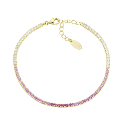 Bracciale Tennis Dorato Degradé Fucsia con Zirconi Donna Amen - category_name - XDMG De Marchi Gianotti