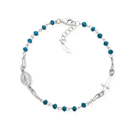 Bracciale Rosario con Cristalli Blu Amen - category_name - XDMG De Marchi Gianotti
