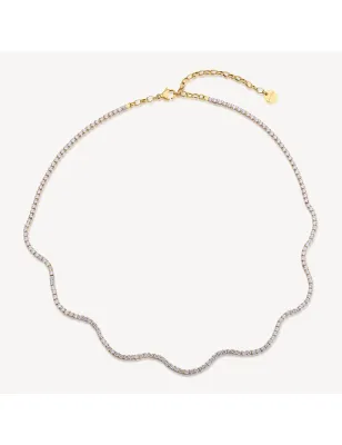 Girocollo Dorato con Zirconi Bianchi Donna Brosway - category_name - XDMG De Marchi Gianotti