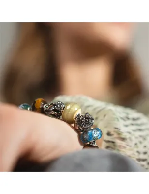 Bead Gemma d'Acqua Castagna Trollbeads