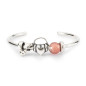 Bead QUARZO FRAGOLA ROTONDO SFACCETTATO Donna Trollbeads Bead QUARZO FRAGOLA ROTONDO SFACCETTATO Donna Trollbeads