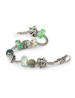 BEAD CALCITE VERDE ROTONDA SFACCETTATA TROLLBEADS - category_name - XDMG De Marchi Gianotti