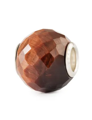 Bead Occhio di Tigre Rosso Rotondo Sfaccettato Trollbeads - category_name - XDMG De Marchi Gianotti