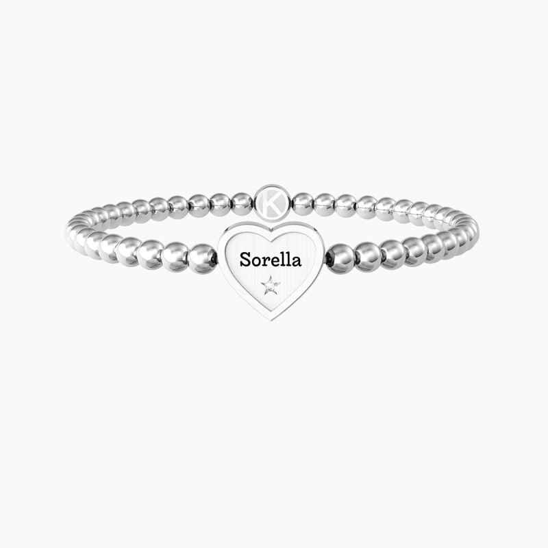 BRACCIALE CUORE SORELLA DONNA KIDULT 