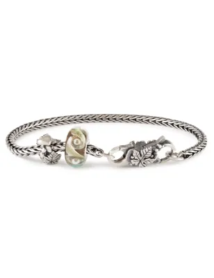 Bead Chiusura Foglie Custodi del Cuore Donna Trollbeads