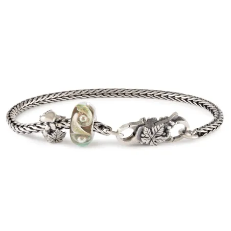 Bead Chiusura Foglie Custodi del Cuore Donna Trollbeads