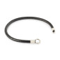 Bracciale PELLE E ARGENTO NERO 22CM Trollbeads Bracciale PELLE E ARGENTO NERO 22CM Trollbeads