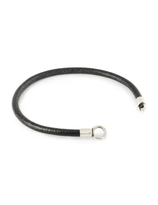 Bracciale in Pelle e Argento, Nero, mis.19 cm Trollbeads - category_name - XDMG De Marchi Gianotti