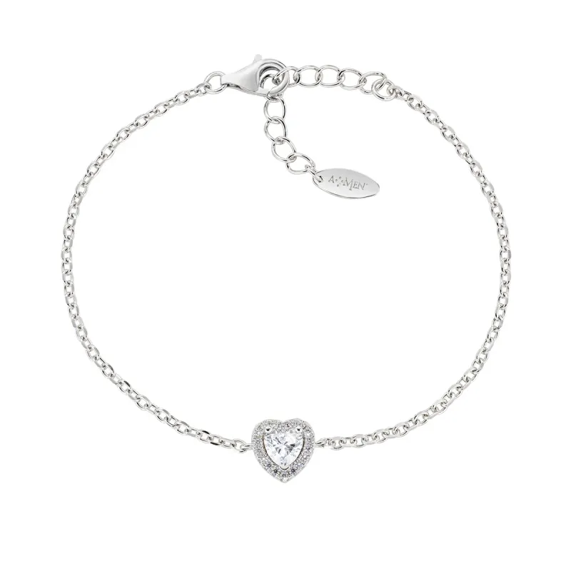 Bracciale Dolce Cuore Bianco Donna Amen Bracciale Dolce Cuore Bianco Donna Amen