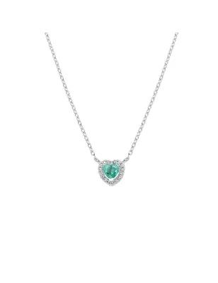 Collana Dolce Cuore Verde Acqua Donna Amen - category_name - XDMG De Marchi Gianotti