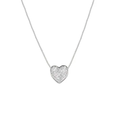 Collana Cuore Luminoso Pavé Donna Amen - category_name - XDMG De Marchi Gianotti