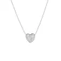 Collana Cuore Luminoso Pavé Donna Amen