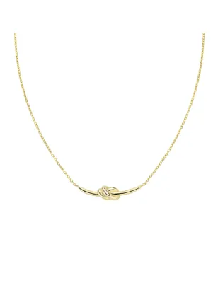 Collana Nodo d'Amore in Ottone Dorato Donna Amen - category_name - XDMG De Marchi Gianotti