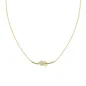 Collana Nodo d'Amore in Ottone Dorato Donna Amen Collana Nodo d'Amore in Ottone Dorato Donna Amen