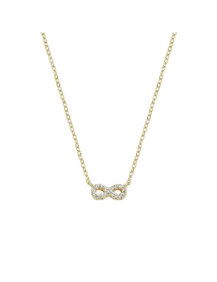 Collana Mini Infinito Pavé Dorata Donna Amen - category_name - XDMG De Marchi Gianotti