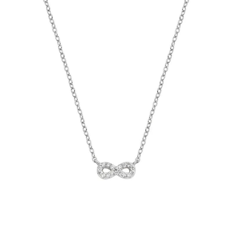 Collana Mini Infinito Pavé Donna Amen