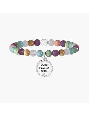 BRACCIALE ELASTICO CON PIETRE COLORATE DONNA KIDULT 