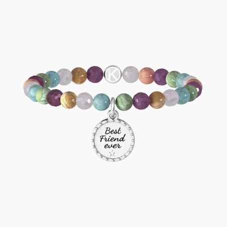BRACCIALE ELASTICO CON PIETRE COLORATE DONNA KIDULT  732102 Kidult