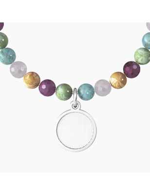 BRACCIALE ELASTICO CON PIETRE COLORATE DONNA KIDULT  732102 KIDULT