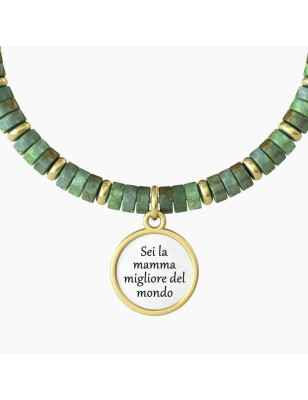 BRACCIALE ELASTICO CUORE MAMMA DONNA KIDULT  732034 KIDULT
