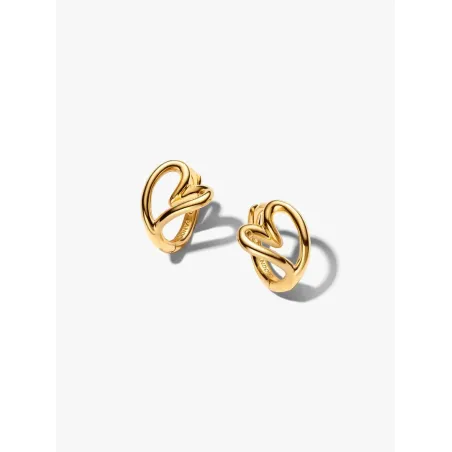 Orecchini Cerchi Cuore Piccolo Linea Sinuosa Donna Pandora - category_name - XDMG De Marchi Gianotti