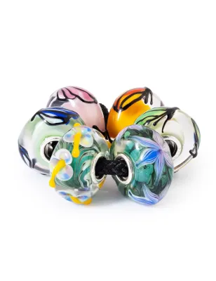 Set Farfalla Fatata vetro Murano TGLBE-00259 Donna Trollbeads - category_name - XDMG De Marchi Gianotti
