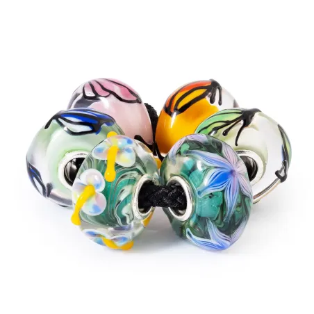 Set Farfalla Fatata vetro Murano TGLBE-00259 Donna Trollbeads - category_name - XDMG De Marchi Gianotti