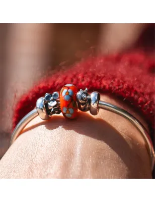 Charm Petali di Zucchero vetro Murano TGLBE-20466 Donna Trollbeads