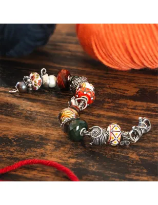 Charm Momenti Tessuti vetro Murano TGLBE-20465 Donna Trollbeads - category_name - XDMG De Marchi Gianotti