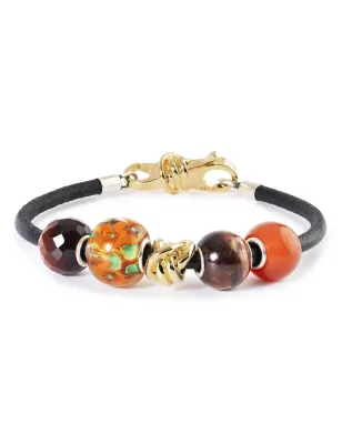 Bead Anima dei Fiori vetro Murano TGLBE-30196 Donna Trollbeads