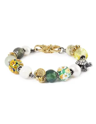 Bead Figli dei Fiori vetro Murano TGLBE-30197 Donna Trollbeads - category_name - XDMG De Marchi Gianotti