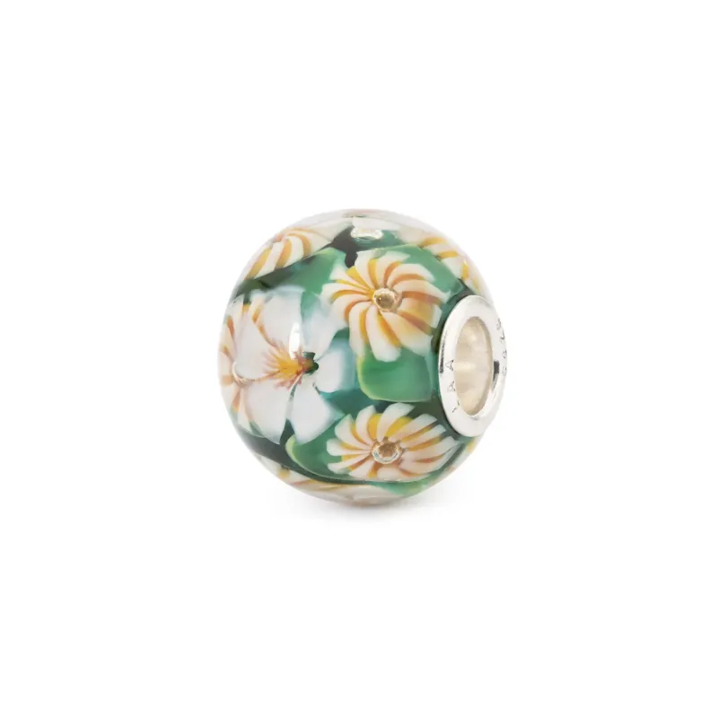 Bead Spirito dei Fiori vetro Murano TGLBE-30198 Donna Trollbeads Bead Spirito dei Fiori vetro Murano TGLBE-30198 Donna Trollbeads