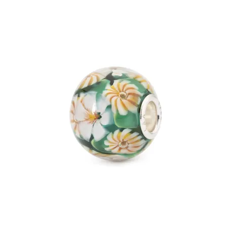 Bead Spirito dei Fiori vetro Murano TGLBE-30198 Donna Trollbeads - category_name - XDMG De Marchi Gianotti