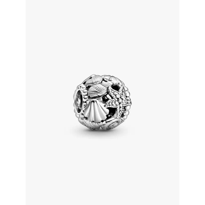 Charm Openwork Stella Marina, Conchiglia e Cuore Donna Pandora Charm Openwork Stella Marina, Conchiglia e Cuore Donna Pandora