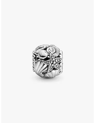 Charm Openwork Stella Marina, Conchiglia e Cuore Donna Pandora