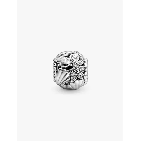 Charm Openwork Stella Marina, Conchiglia e Cuore Donna Pandora