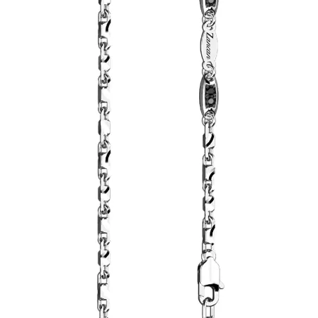 Collana Insignia 925 Argento e spinelli neri Uomo Zancan - category_name - XDMG De Marchi Gianotti