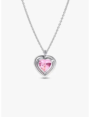 Collana Cuore in Rilievo Rosa Grande Donna Pandora - category_name - XDMG De Marchi Gianotti