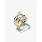 Anello Linee Intrecciate Bicolore m.54 Donna Pandora Anello Linee Intrecciate Bicolore m.54 Donna Pandora