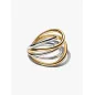 Anello Linee Intrecciate Bicolore m.54 Donna Pandora Anello Linee Intrecciate Bicolore m.54 Donna Pandora