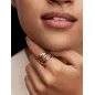 Anello Linee Intrecciate Bicolore m.54 Donna Pandora Anello Linee Intrecciate Bicolore m.54 Donna Pandora