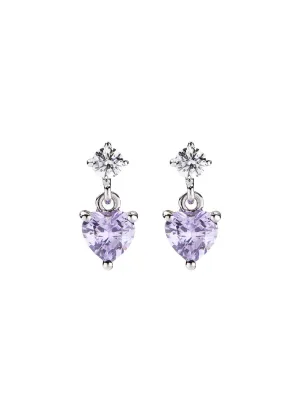 Orecchini Princess Cuore Lilla Donna Amen - category_name - XDMG De Marchi Gianotti